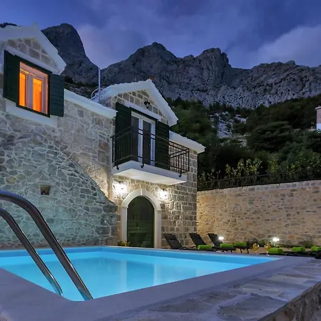 Authentic Stone Topola With Swimming Pool Baska Voda