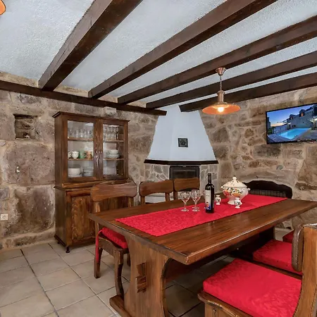 Authentic Stone Topola With Swimming Pool Villa Baska Voda